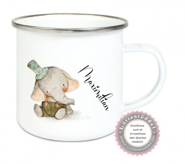 Spardose Keramik Elefant Vintage viele Varianten möglich  personalisiert mit Name Kindergarten Geburt Taufe Kindergartenkind Einschulung Geburtstag von Lüttentüddel®